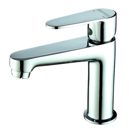 Single Lever Basin Mixer with 450mm Long  SS Braided Hose Chrome